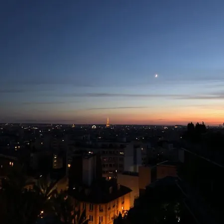 With Terrace And View Of Apartment Paris